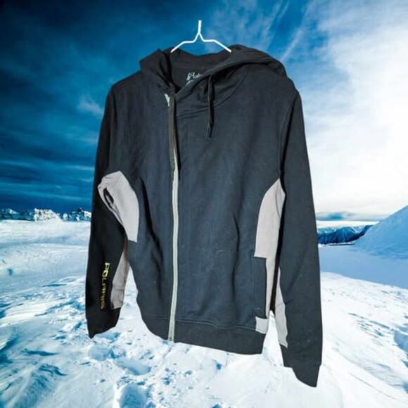 Polaris Zip Up Jacket Size M  Gray/Black - Picture 1 of 3